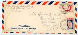 Cuba 1960's Airmail Cover; Habana (Havana) To The Glen, New York; Scott 751 - Women & 790 - Children's Week - Brieven En Documenten