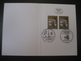 Österreich- Advent 27.11.1998, FDC Falter Mit Sonderstempel Tainach Und Klagenfurt - Brieven En Documenten