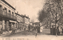 Médéa - La Rue De L'hôtel De Ville - Bureau De Tabac - Algérie Algeria - Medea