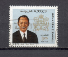 MAROC   N° 661   OBLITERE  COTE  0.20€   ROI HASSAN II - Maroc (1956-...)