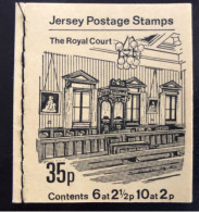 JERSEY, Booklet « The Royal Court » Containing 6 At 2 1/2p And 10 At 2p - Jersey