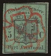 Schweiz   .   Yvert   . 2 (2 Scans)  .   '45-'48  .    O  .     Gestempelt - 1843-1852 Federal & Cantonal Stamps