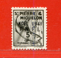 REF101 > SAINT PIERRE Et MIQUELON > FRANCE LIBRE  Taxe N° 42 * * > Neuf Luxe Dos Visible - MNH * * < Cote 50 € - Morue - Segnatasse