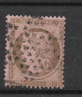 Timbre Oblitéré France, N°58 YT - 1871-1875 Cérès