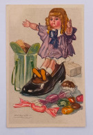 Carte Postale - Illustrateur MAUZAN - Poupée - Bonbons - Noël - Série 53-3 -  Art Déco - Mauzan, L.A.