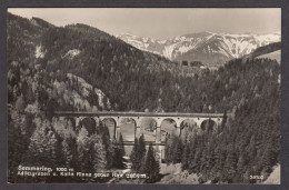 086722/ SEMMERING, Adlitzgraben Und Kalle Rinne Gegen Rax - Semmering