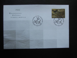 BIRDS FDC FINLAND - Blackbird 1998 - Collections, Lots & Séries