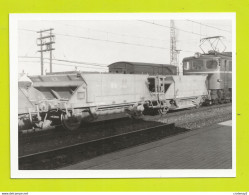 PHOTO Originale TRAIN Wagon De Ballast Couplage Talbot RN En 1966 à Situer - Trains