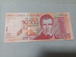 Billete Venezuela, 50000 Bolivares, Año 1998, Serie A, UNC - Venezuela