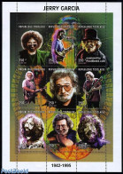 Togo 1997 Jerry Garcia 9v M/s, Mint NH, Performance Art - Music - Popular Music - Musica