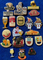77818-collection De 20 Pin's. .Bière.Pression.chope.bistrot.boisson. - Beer