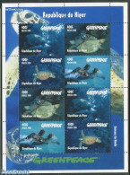 Niger 1998 Greeppeace, Turtles M/s, Mint NH, Nature - Greenpeace - Turtles - Protection De L'environnement & Climat