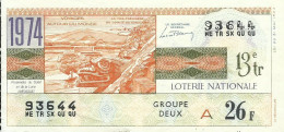 FRANCE 1974 ENTIER 13EME TRANCHE - Lottery Tickets