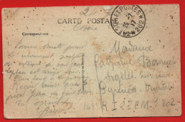 (RECTO / VERSO) CARTE POSTALE CHALONS SUR MARNE AVEC CACHET TRESOR ET POSTES LE 25/7/1917 - SECTEUR POSTAL 202 - 51 - Briefe U. Dokumente