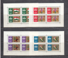 Hungary 1961 - Stamps Exhibition "Budapest 1961", Mi-Nr. 1783/86, Kleinbogensatz, MNH** - Unused Stamps
