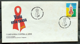 Envelope FDC 695 1997 Campaign Against AIDS Health CBC DF 3 - FDC