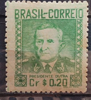 C 231 Brazil Stamp Military President Eurico Gaspar Dutra 1947 Filigree Q - Nuovi