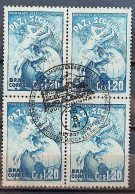 C 229 Brazil Stamp Inter-American Conference Map 1947 Block Of 4 CBC RJ 1 - Nuovi