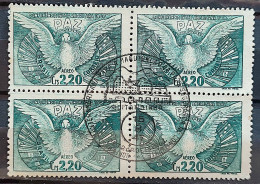 A 61 Brazil Stamp Flag Dove Inter-American Conference 1947 Block Of 4 CBC RJ - Nuovi