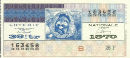 FRANCE 1970 ENTIER 36EME TRANCHE - Lotterielose