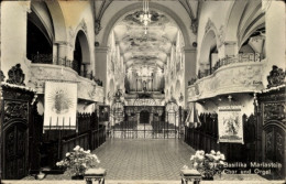 CPA Mariastein Kanton Solothurn, Basilika, Chor Und Orgel - Other & Unclassified