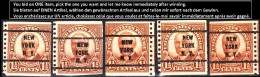 USA Precancels New York 1930 Sc686 1½c Harding, Coil. NEW / YORK / N.Y. 1 Side Perf - Prematasellado