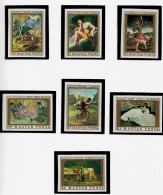 HUNGARY 1969 French Paintings - IMPERF. SET MNH - (NP#140-P33) - Unused Stamps