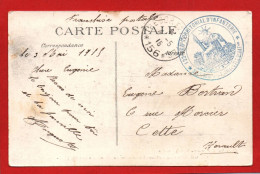 (RECTO / VERSO) CARTE POSTALE ETREPILLY - MAISON INCENDIEE CACHET TRESOR ET POSTES EN 1915 - SECTEUR POSTAL 156- - 77 - Briefe U. Dokumente