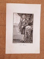 George Ponsonby O Tierny (1761 – 1830) Politico Acquaforte 1815 Batelli Fanfani - Antes 1900