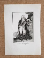 Benjamin Thompson Rumford (1753 – 1814) Fisico Acquaforte 1815 Batelli E Fanfani - Vor 1900