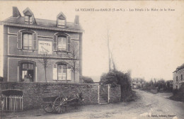 35.  DINARD. LA VICOMTE SUR RANCE .LES HOTELS A LA HALTE DE LA HISSE. ATTELAGE AVEC MULET. - Dinard