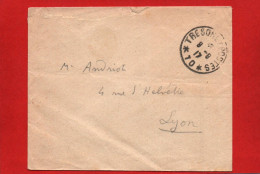 (RECTO / VERSO) ENVELOPPE AVEC  CACHET TRESOR ET POSTES LE 09/09/1917 - SECTEUR POSTAL 70 - Lettres & Documents