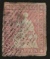 Schweiz   .   Yvert   . 28-a  (2 Scans) .  Normales  Papier    . '54-'62  .    O  .     Gestempelt - Used Stamps