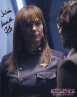 Michelle Forbes Battlestar Galactica Large 10x8 Hand Signed Photo - Other & Unclassified