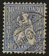 Schweiz   .   Yvert   . 46      .   '67-'68   .    O  .     Gestempelt - Used Stamps