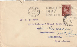 Great Britain Cover - 1937 1936 - King Edward VIII Slogan British Industries London And Birmingham - Covers & Documents