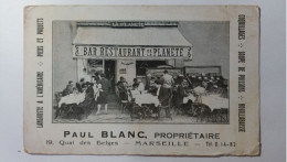 Marseille Restaurant De La Planète Paul Blanc - Oude Haven (Vieux Port), Saint Victor, De Panier