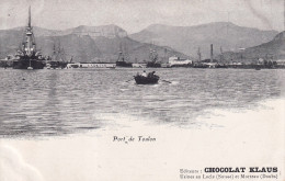 TOULON(BATEAU) PUBLICITE CHOCOLAT KLAUS - Toulon