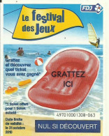 FRANCE LE FESTIVAL DES JEUX SERIE 49701 NEUF POUR COLLECTION - Lottery Tickets