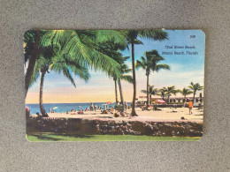 72nd Street Beach Miami Beach Florida Carte Postale Postcard - Miami Beach