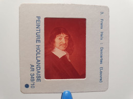 Photo Diapo Diapositive Slide Peinture HOLLAND Peintre Frans Hals DESCARTES Musée Du Louvre VOIR ZOOM - Diapositive