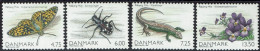 Danemark 2007- PAPILLONS - BUTTERFLIES / INSECT/LEZARD/FLEUR - YT 1475/78 - MI 1472/75 - NEUFS ** - Ongebruikt