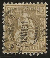 Schweiz   .   Yvert   .  41  (2 Scans)          .  1862   .    O  .     Gestempelt - Used Stamps