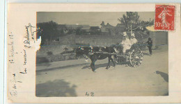 20915 - DOUE LA FONTAINE - CARTE PHOTO - FETE DES FLEURS 1908 - Doue La Fontaine