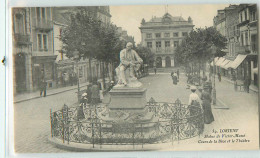 18287 - LORIENT - STATUE DE VICTOR MASSE / COURS DE LA BOVE ET LE THEATRE - Lorient