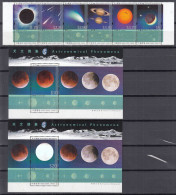 HONGKONG  1964-1969 + Block 288-289, Postfrisch **, Astronomische Phänomene, Mit Hologramm, 2015 - Blocks & Sheetlets