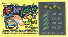 USA MISSOURI SERIE 213 SPECIMEN LOTERIE NATIONALE LOTTERY - Lottery Tickets