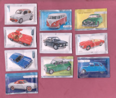 Bustine Zucchero Piene. Full Sugar Packs- 2008- Popular Cars- Lot Of Ten Different Bags- Desigen By A.Nacchia- - Zucker