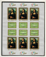 HUNGARY 1974 MONA LISA - IMPERF. SHEET MNH - (NP#140-P49) - Unused Stamps