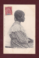 Madagascar, Tamatave. Jeune Fille Betsimisaraka. Stamped And Mailed Febr.1908!. Small Size Post Card, Verso Divided. - Madagaskar